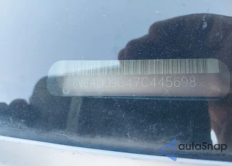 2007 Nissan Frontier Se z USA, uszkodzony, nr VIN 1N6AD09U47C445698